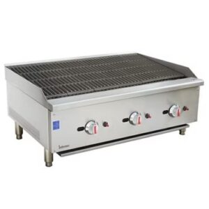 3 Burner Gas Radiant Charbroiler or peri peri Chargrill - 90cm or 36 inch