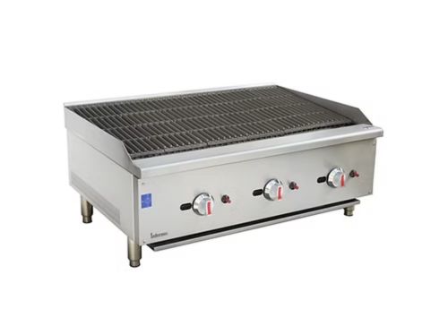3 Burner Gas Radiant Charbroiler or peri peri Chargrill - 90cm or 36 inch