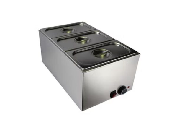 3 pan electric Bain Marie - wet heat