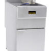 Floor stand Gas Fryer - Single Tank 2x baskets fat fryer