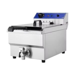 Infernus Countertop Electric Single Tank Fryer With Tap - 10L
