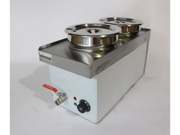 Infernus Electric Round Pot Bain Marie - 2 x 7L Pots