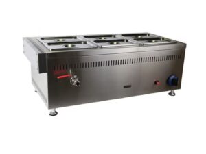 Infernus LPG NG Gas Bain Marie - 6 x GN 14 Pans