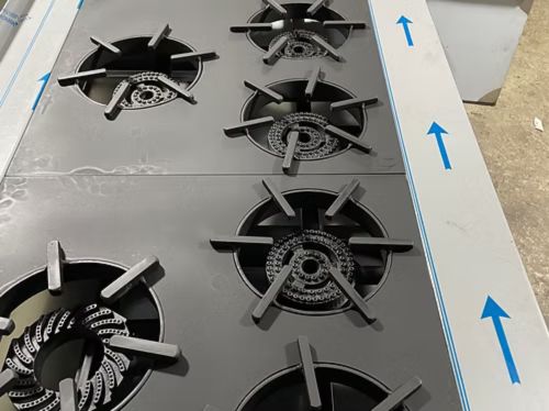 9 Burner Commercial Gas cooking range - Indian or Thai restaurant gas cooker