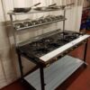 8 burner commercial kitchen Gas Cooker - Indian or Thai Restaurant cooking gas range