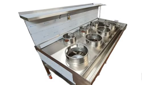 Chinese wok cooker - turbo power vortex 7 burners