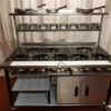 8 Burner commercial Gas cooker - Indian or Thai Restaurant Gas cooking range