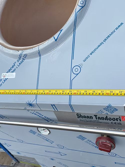 Taftoon Tandoori clay oven or Arabian Tandoori Rooti Naan bread oven - Medium size