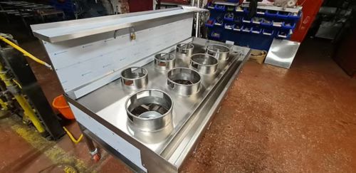 Chinese Wok Cooker HEAVY DUTY 9 Burner - Chinese or Thai Turbo Burner Gas Cooker