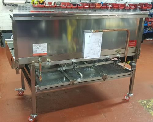 Chinese Wok cooker - 5 burner high power turbo wok cooking range - vortex burner