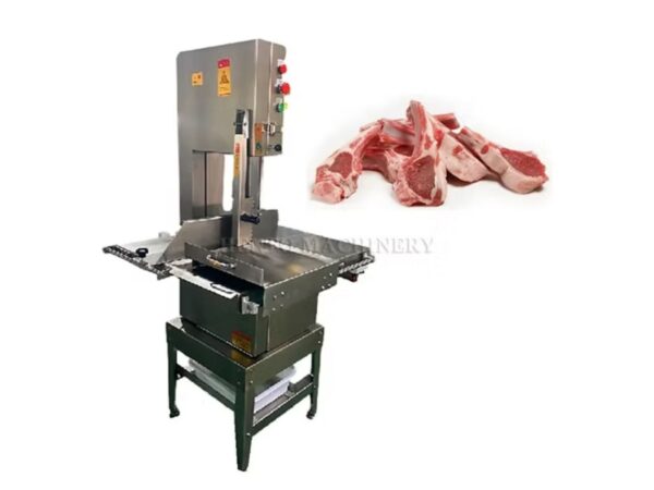 Commercial Butchers bone saw machine - fish meat cutting machine on stand