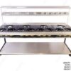 Commercial Gas cooker - 12 Burner Gas cooking range - heavy duty Indian restaurant cooker