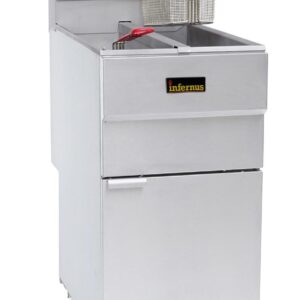 Twin tank Gas fryer - Floor standing commercial Gas Fat fryer