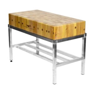 Butchers block - 5ft by 2ft (150x60cm) with stand