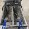 Free Standing Twin Tank Electric Fryer 12kw