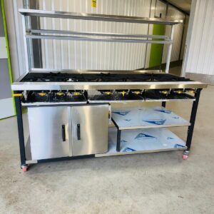 9 burner commercial Indian restaurant gas cooker one oven