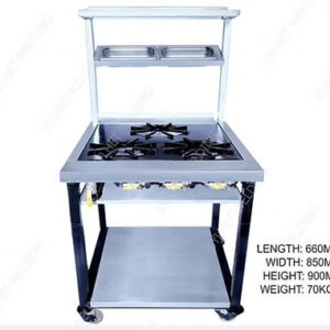 3 Burner commercial restaurant Gas cooker - Industrial gas cooking range