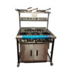 5 Burner Commercial Restaurant Gas cooker - gas cooking range and med power oven