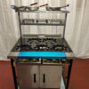 5 Burner Commercial Restaurant Gas cooker - gas cooking range and med power oven