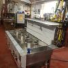 Chinese Wok Cooker heavy Duty 3 Burner 1 Line Chinese or Thai Commercial Gas Cooker