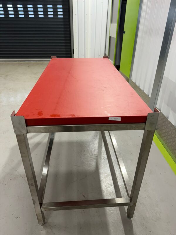 High Density Polyethylene butchers Block + Stand 1800mm