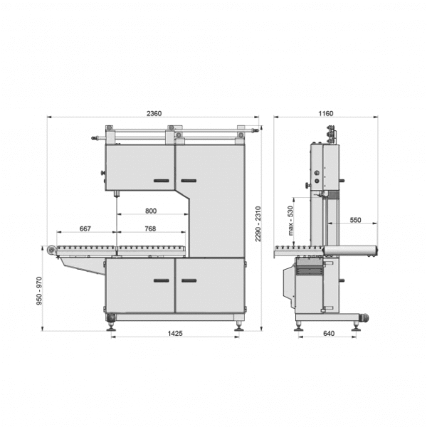 Kolbe Meat Bandsaw - K800