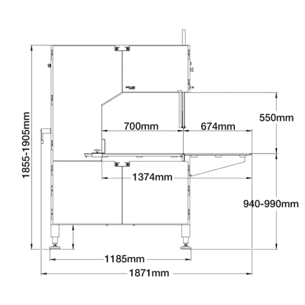 Medoc Meat Bandsaw - STL600
