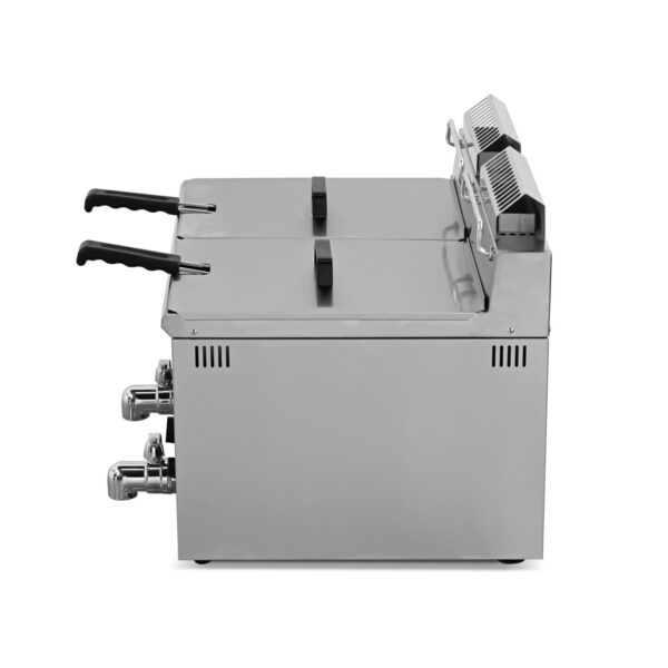Counter top twin tank LPG Fryer